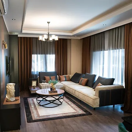 Luxus-apartment 2br, Klima, Netflix, 700m Alanya