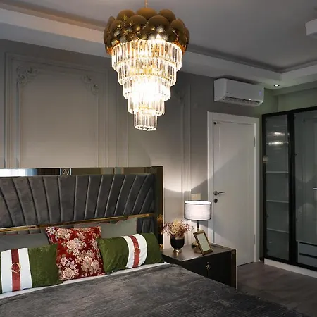 Luxus-apartment 2br, Klima, Netflix, 700m Apartman Alanya
